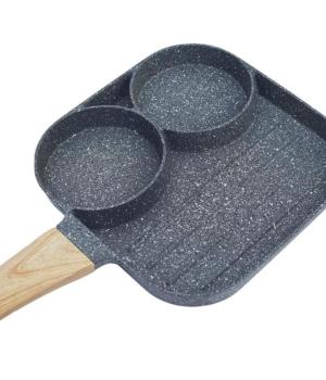 Aluminum 3holes crepe pan