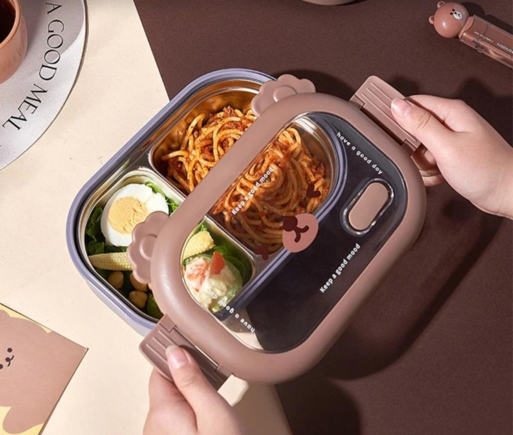 1000ML Stainless Steel Bento Lunch Box (BLB108)