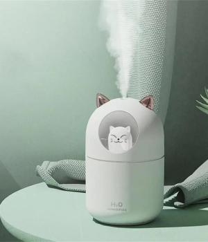 Mini Humidifier Detachable Cute Cat Design Air Humidifier
