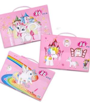 86pcs school kids art stationery set draw kids set