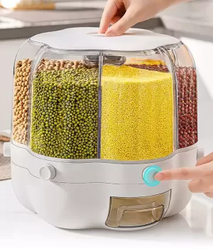 8.5kg Rotatable Grain Dispenser Storage Container