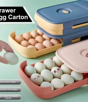 Egg Storage Containers Drawer Organizer Boxe