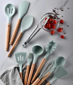 Heat Resistant Silicone Kitchenware Cooking Utensils Set