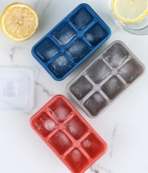 3Pcs 6 Grids plastic Ice Cube Maker Tray