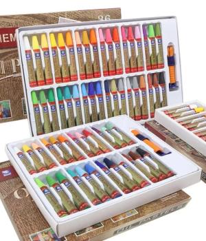 36 colours oil pastels