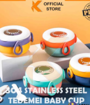 Tedemei Portable Baby Cup Round Lunch Box (BB086)