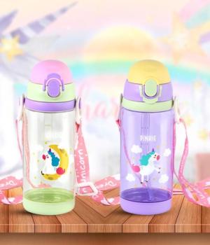 600ml Water Bottle with Unicorn Print(WB127)