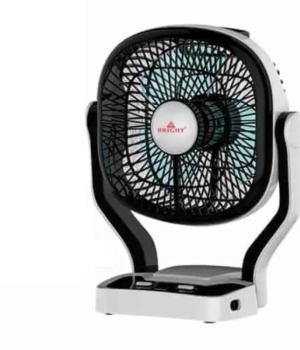 Bright Rechargeable Mini Fan With Light