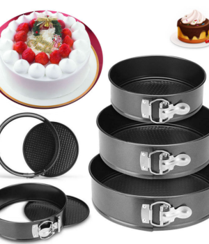 3pcs Round Shape Cake Mould