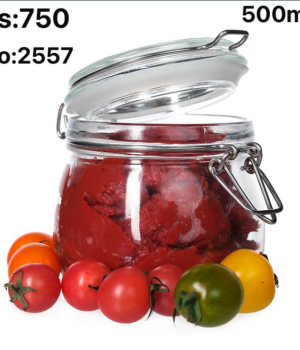 Glass storage bottle (2557)