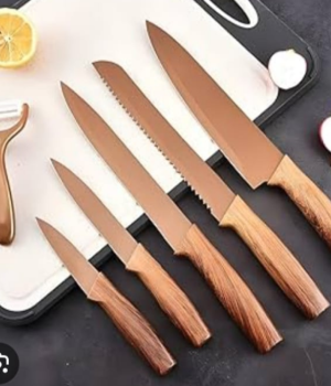 Knife set kunsion gold