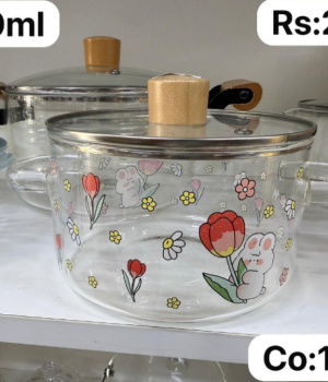 Glass cooking pot RS.2700
