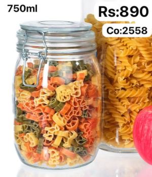 Glass storage bottle Rs 890