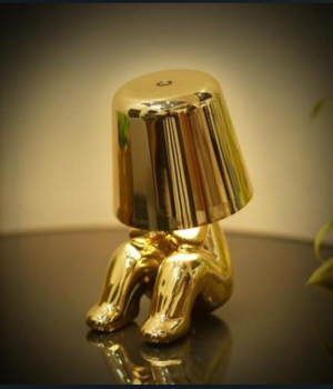 Men gold table lamp