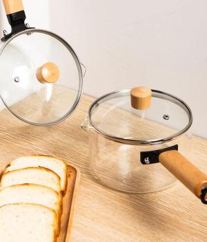 Glass cooking pot 179