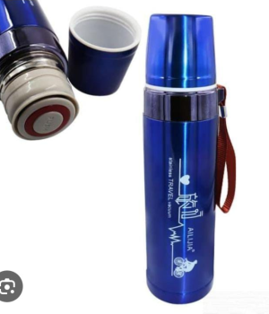 Stainless travel vacuum bottle