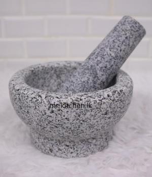 M size Natural Stone mortar with pestle