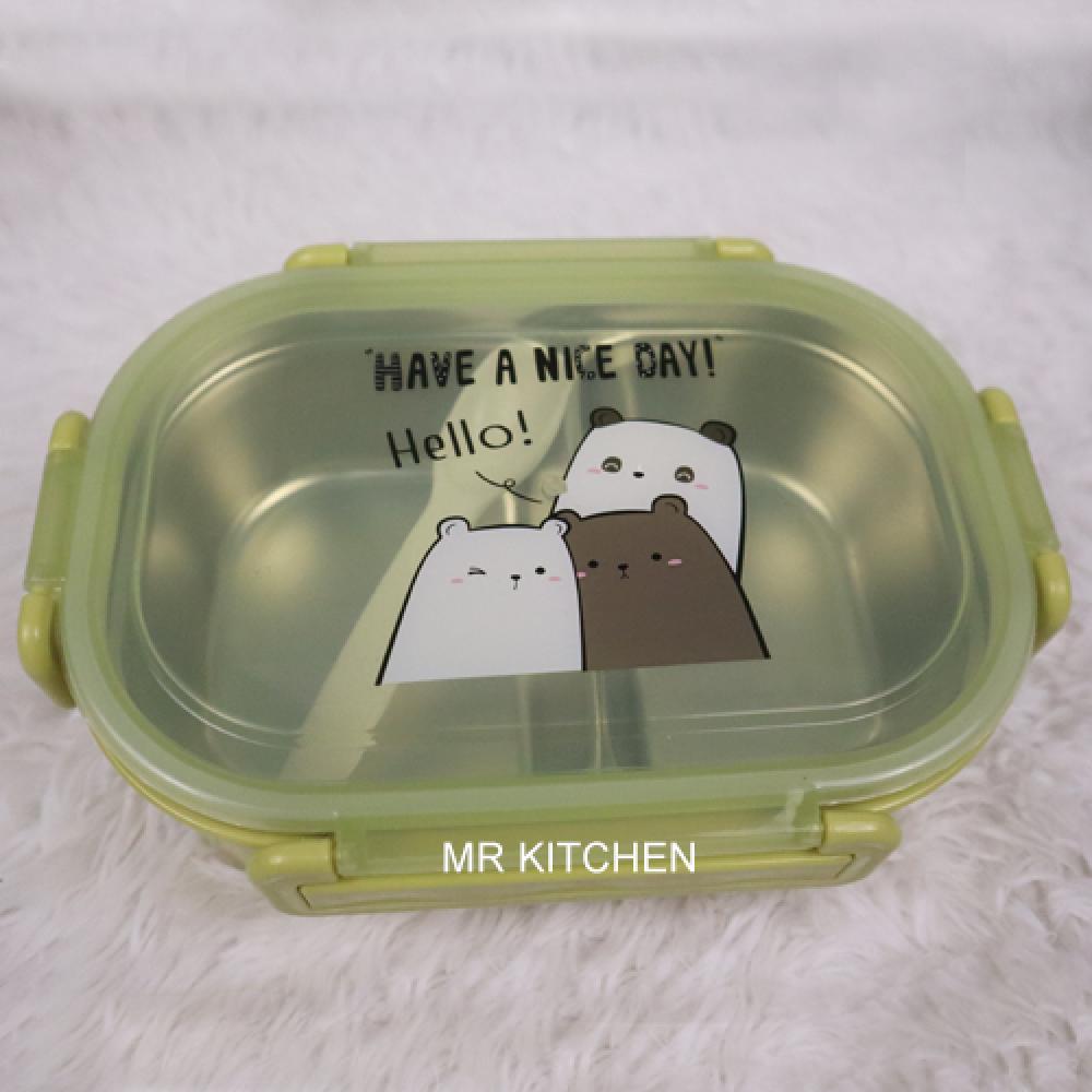 Stainless Steel Compartment Lunch Box 01